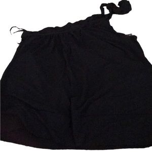 INC International Concepts size large black one shoulder, shelf bra